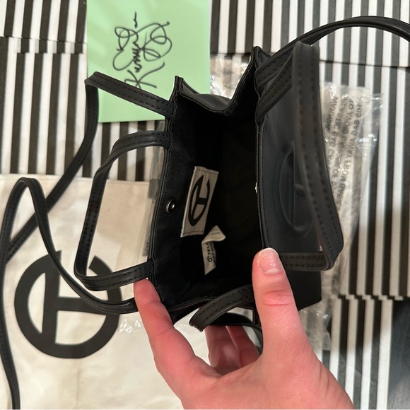 Telfar Black Mini Shopping Bag Crossbody - Picture 6 of 7